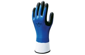 Showa Handschuhe NBR-Foam (377), blau/ schwarz